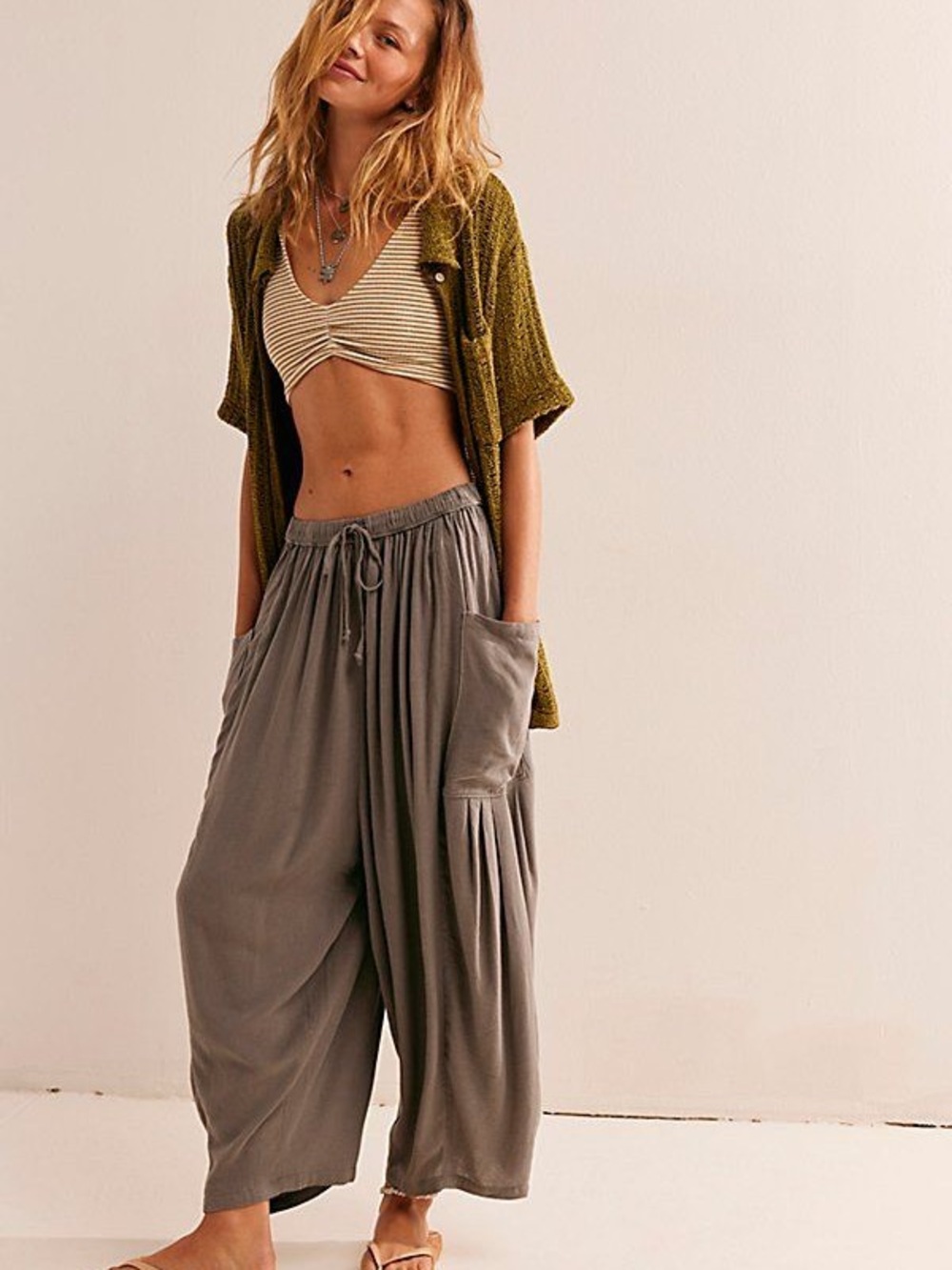 Free People Quinn Pants in Aven